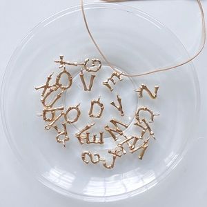 NEW IN! letter chain charm necklace (buy 1 get two free!!!)